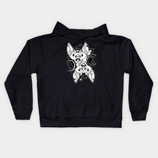 Twin vampire bats Kids Hoodie